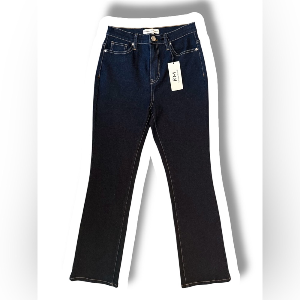 Blue Boot Cut Jeans with Classic Style